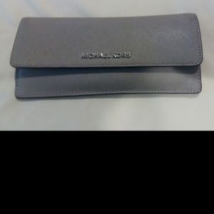 Authentic gray micheal kors wallet